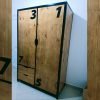 Armoire-bois-metal-industiel