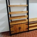 etagere bois metal