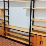 meuble tv bois et metal fabriqué en nos ateliers en Algérie