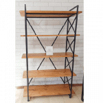 etagère bois metal