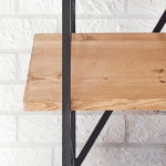 etagère bois metal
