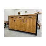 Buffet Industriel Bois Massif – Image 4