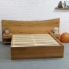 lit coffre en bois de hêtre, finition live edge